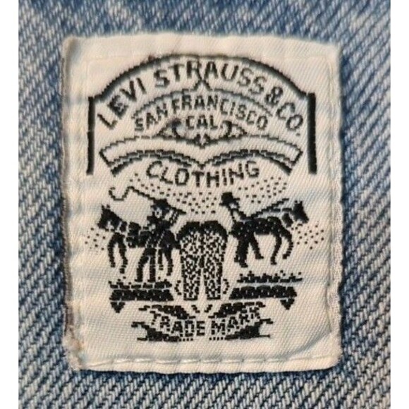 Vintage Levis Jeans Womens 13 Blue Denim Tapered Mom White Label USA 70s 80s EUC - Picture 9 of 10